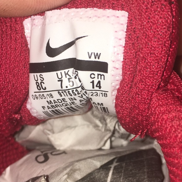Nike Shoes - Red Nike’s Size 8c